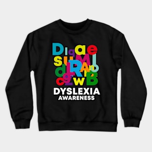 Dyslexia Awareness Crewneck Sweatshirt